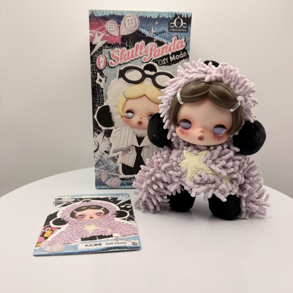 POPMART SKULLPANDA Off Mode Series Plush Doll Confirmed - SOFT CHAOS